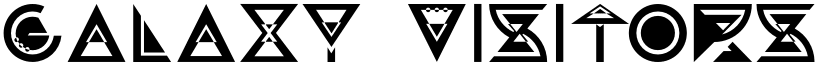 Galaxy Visitors Regular font