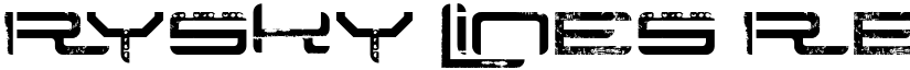 Rysky Lines Regular font