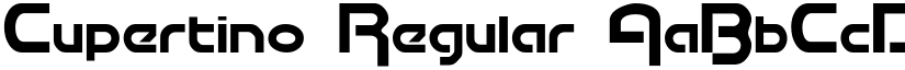 Cupertino Regular font