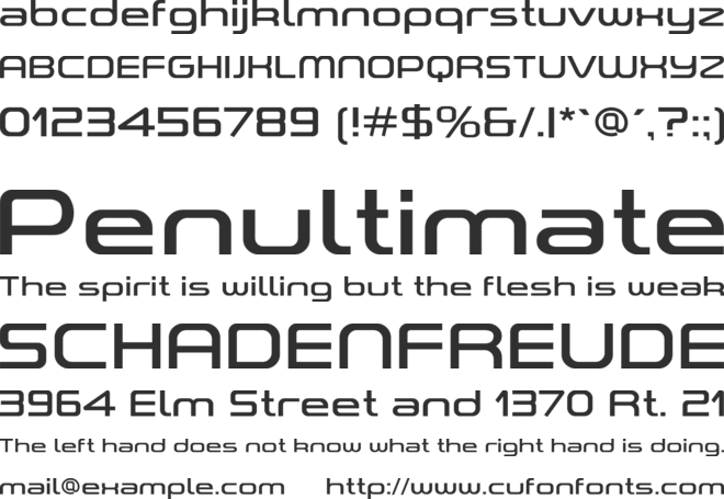 A-Space Demo font preview