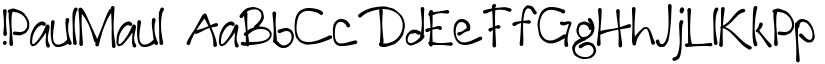 !PaulMaul font