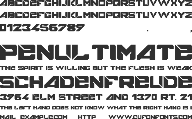 BIGMACCA font preview