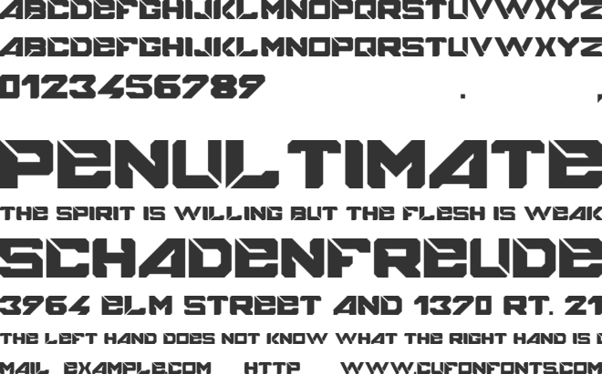 BIGMACCA font preview