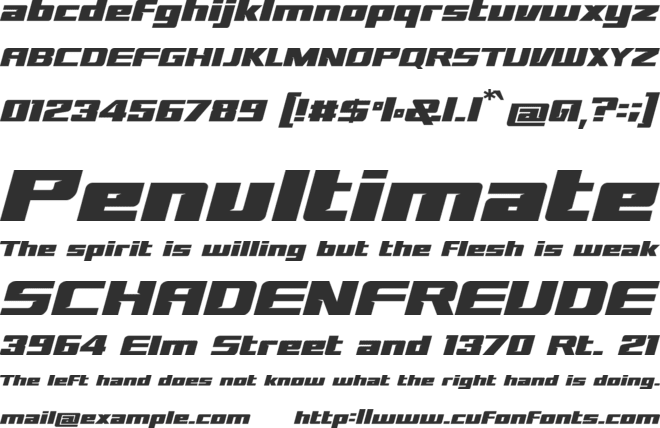 sd prostreet font preview