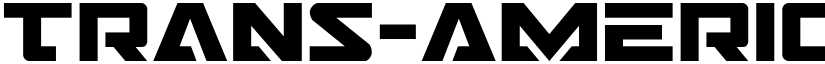 Trans-America Regular font