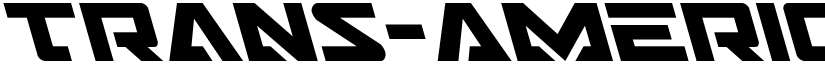 Trans-America Leftalic Italic font
