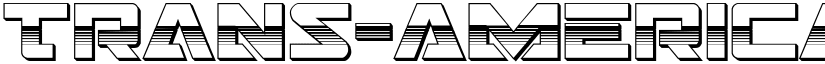 Trans-America Platinum Regular font