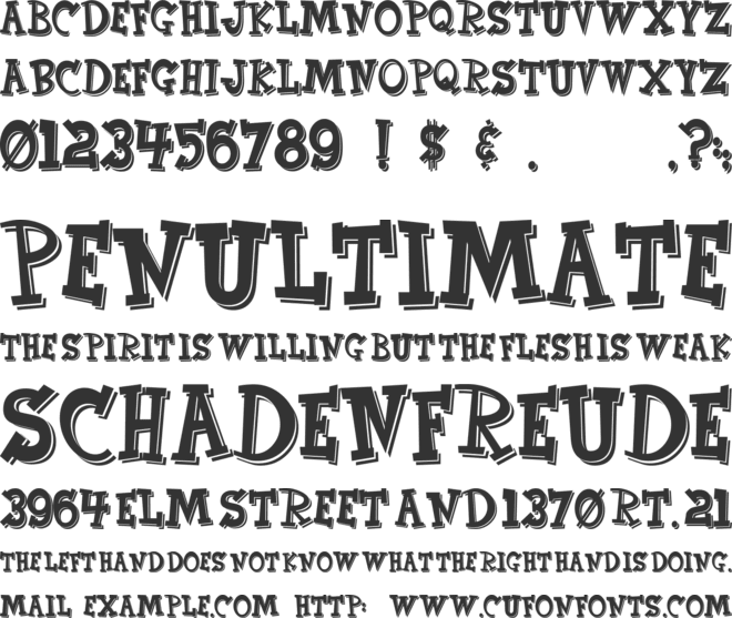 CornFed font preview