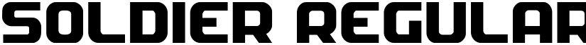 Soldier Regular font