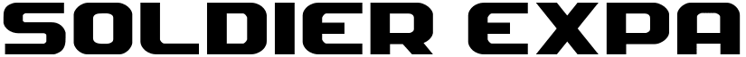 Soldier Expanded Expanded font