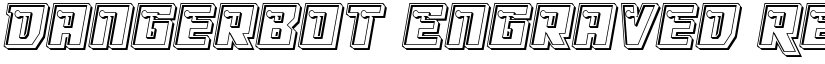 Dangerbot Engraved Regular font
