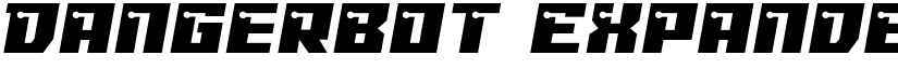 Dangerbot Expanded Expanded font