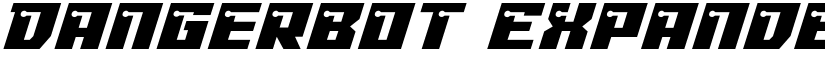 Dangerbot Expanded Italic Expanded Italic font