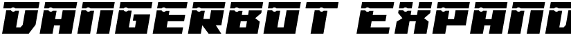 Dangerbot Expanded Laser Expanded font