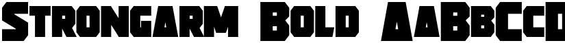 Strongarm Bold font