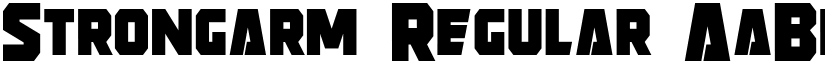 Strongarm Regular font