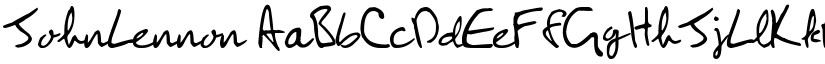JohnLennon font