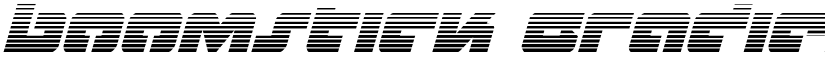 Boomstick Gradient Italic Italic font