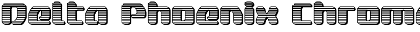 Delta Phoenix Chrome Regular font