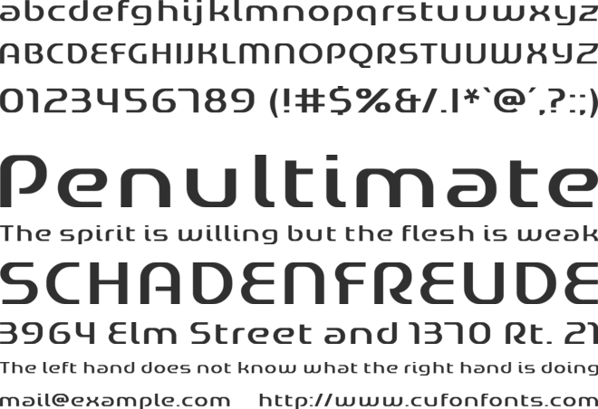 GeneticDefect font preview