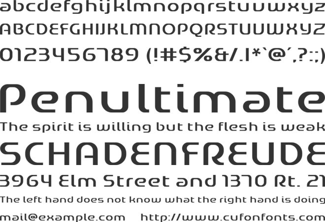 GeneticDefect font preview