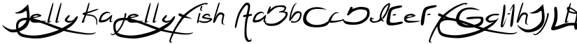 Jellyka jellyfish font