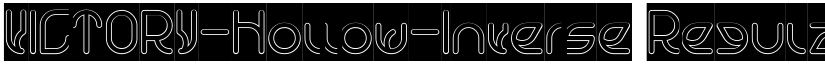 VICTORY-Hollow-Inverse Regular font