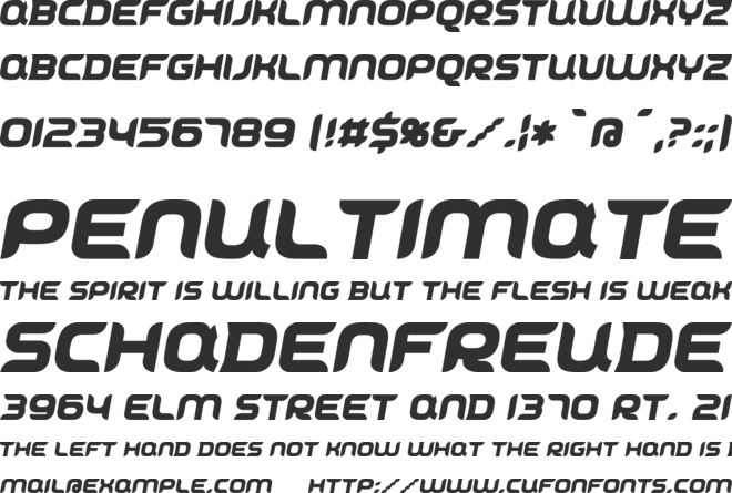 Cyrivendell font preview