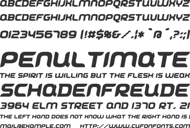 Cyrivendell font preview