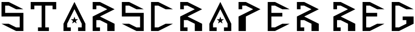 Starscraper Regular font