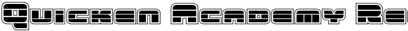 Quicken Academy Regular font