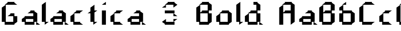 Galactica S Bold font
