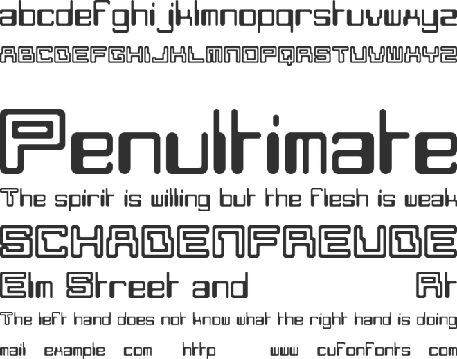 Moonmonkey font preview