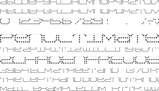 QZ Teletype font preview