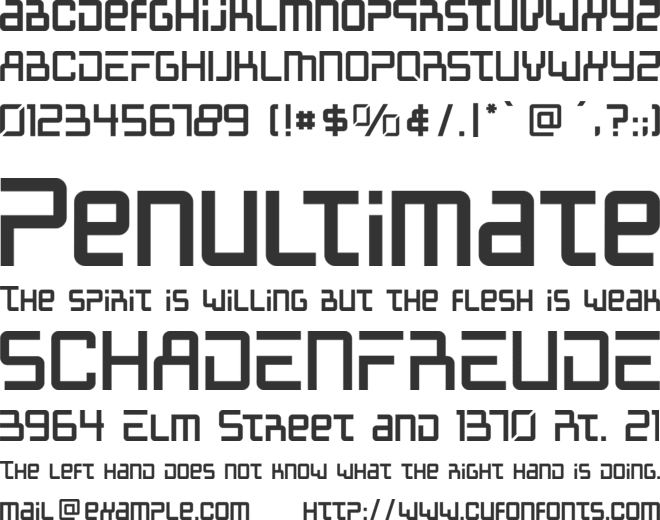 McAlberto font preview