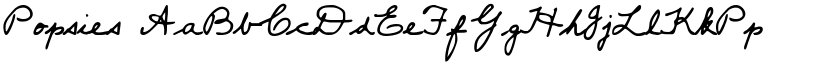 Popsies font