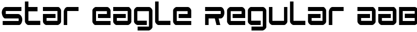 Star Eagle Regular font