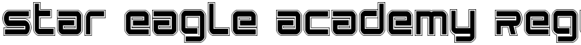 Star Eagle Academy Regular font