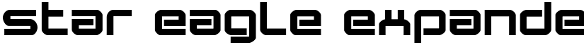 Star Eagle Expanded Bold Expanded Bold font