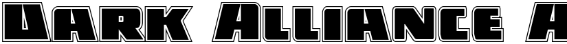 Dark Alliance Academy Regular font