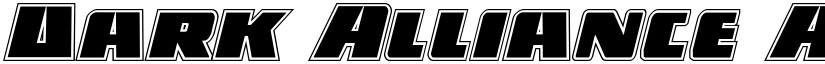 Dark Alliance Academy Italic Italic font
