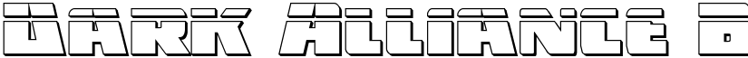 Dark Alliance Bullet Regular font