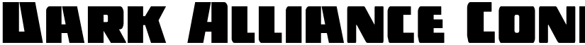 Dark Alliance Condensed Condensed font