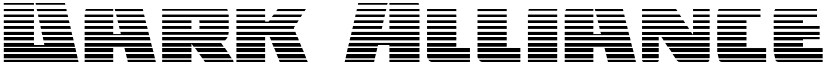 Dark Alliance Gradient Regular font