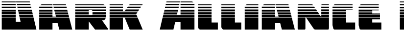 Dark Alliance Halftone Regular font