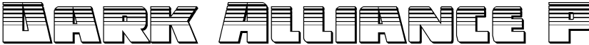 Dark Alliance Platinum Regular font