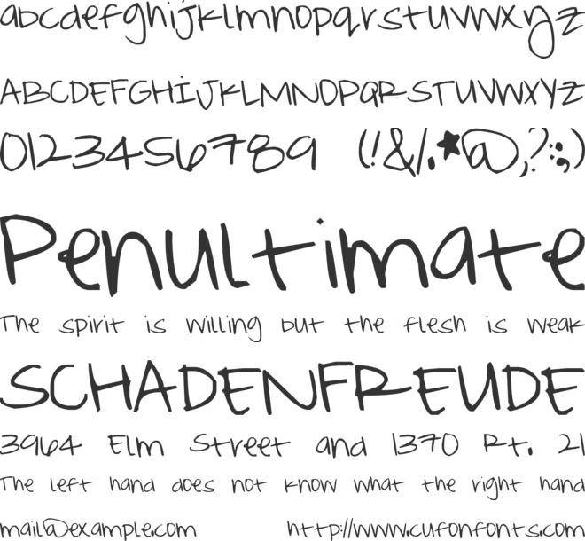 Mellyboo Font font preview