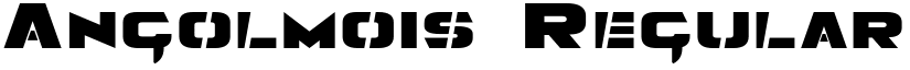 Angolmois Regular font