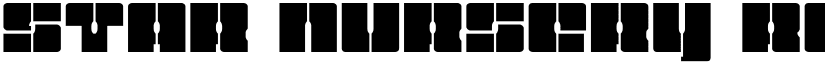 Star Nursery Regular font