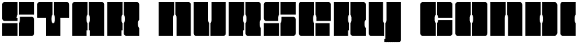 Star Nursery Condensed Condensed font